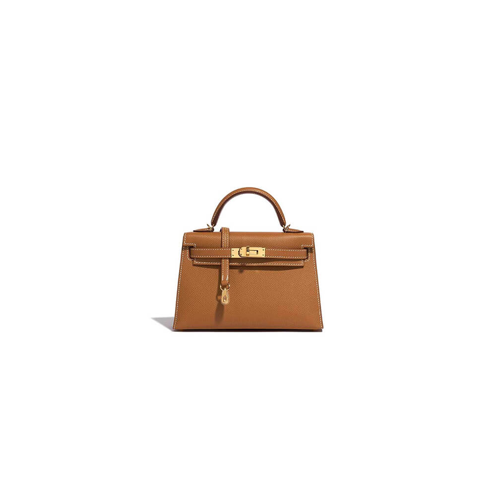 Brown Hermes Mini Kelly II (High-end Grade)