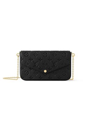 Black LV Felicie Pochette