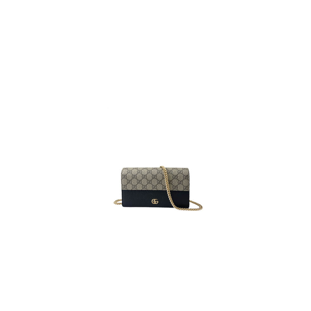GG Marmont two-tone mini chain bag