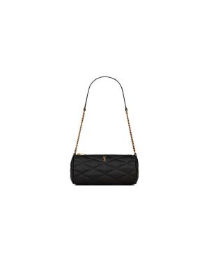 Black YSL SADE MINI TUBE BAG IN QUILTED LAMBSKIN