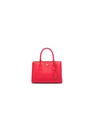 Fiery Red Medium Prada Galleria Saffiano leather bag