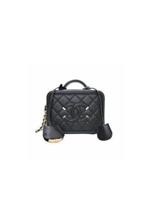 Chanel Medium Filigree Makeup Case