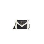 White YSL Quilted Gaby Shoulder Bag