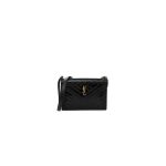 Black YSL Quilted Gaby Shoulder Bag