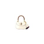 GUCCI BAMBOO 1947 JUMBO GG SMALL TOP HANDLE BAG