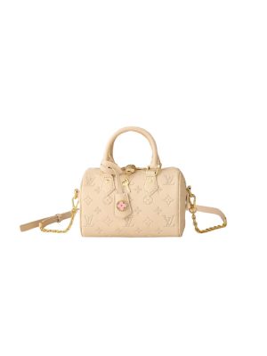 Beige LV Speedy Bandouliere 20 (high-end grade)