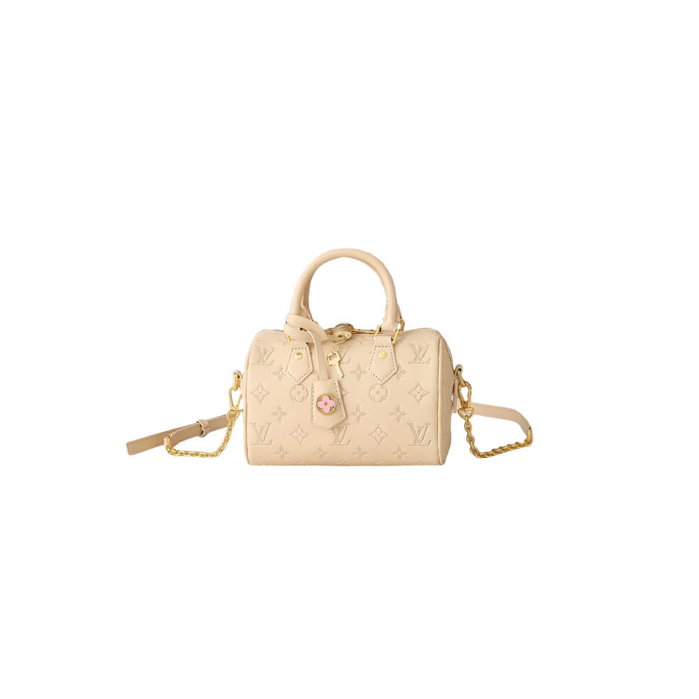 Beige LV Speedy Bandouliere 20 (high-end grade)