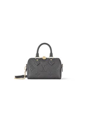 Gun Metal LV Speedy Bandouliere 20