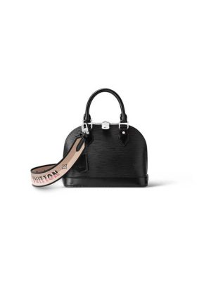 Black LV Alma BB Bag