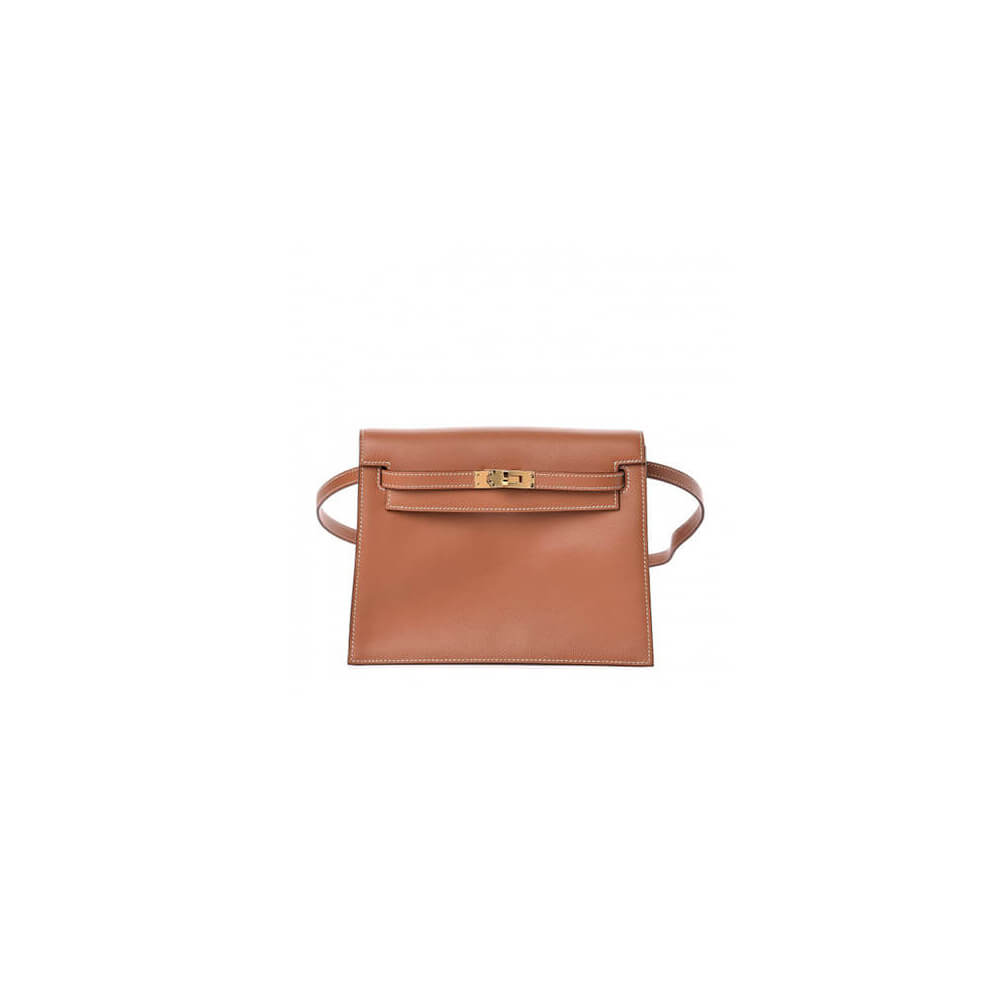 Gold Brown Hermes Kelly Danse