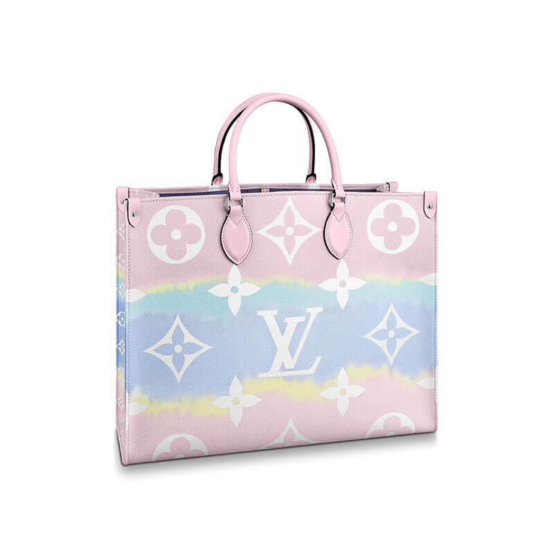 Pastel Pink LV Escale OnTheGo GM Tote Bag