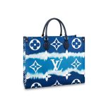 Blue LV Escale OnTheGo GM Tote Bag