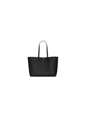 Black YSL Shopping Saint Laurent leather
