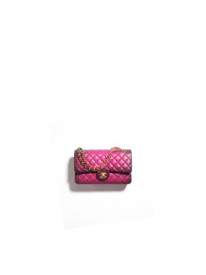 Fuchsia CHANEL CLASSIC 11.12 HANDBAG (high-end grade)