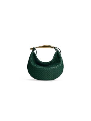 Emerald Green Bottega Veneta Medium Sardine Handbag