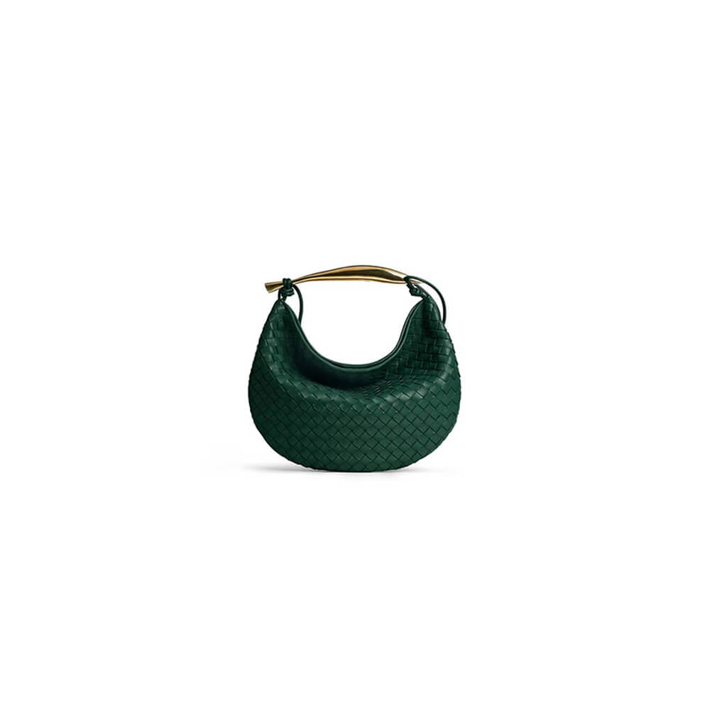 Emerald Green Bottega Veneta Medium Sardine Handbag