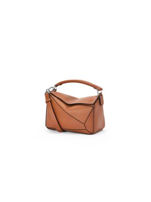 Tan LOEWE Small Puzzle Bag