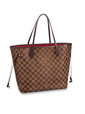 Cerise Red LV Neverfull MM Tote