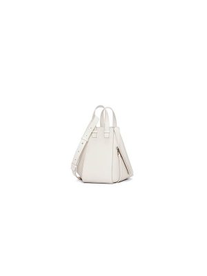 White Loewe Small Hammock bag in soft grained calfskin