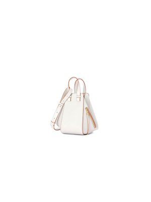 Soft White Loewe Small Hammock bag in soft grained calfskin