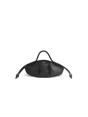 Black Loewe Small Paseo bag in shiny nappa calfskin (high-end grade)