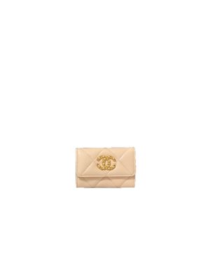 Chanel 19 flap card holder