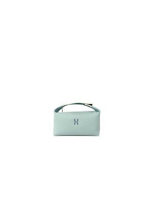 light green Hermes toiletery bag
