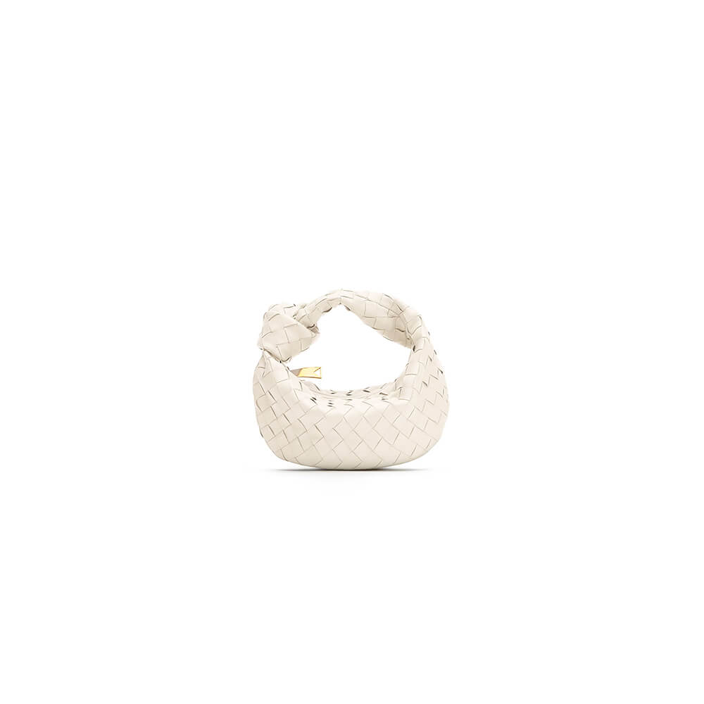 White Bottega Veneta Mini Jodie
