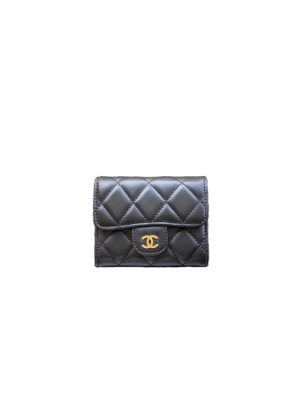 Black CHANEL Classic Small Flap Wallet