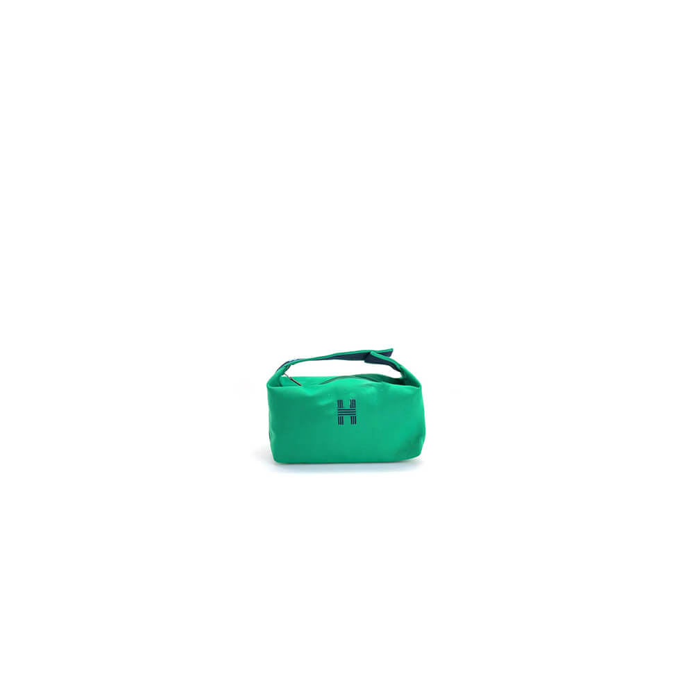 Green Hermes toiletery bag
