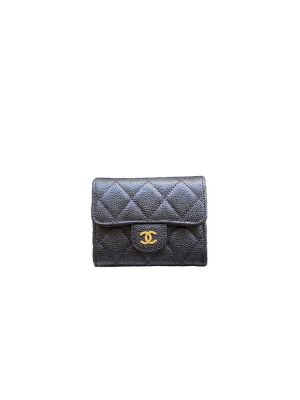 Black CHANEL Classic Small Flap Wallet