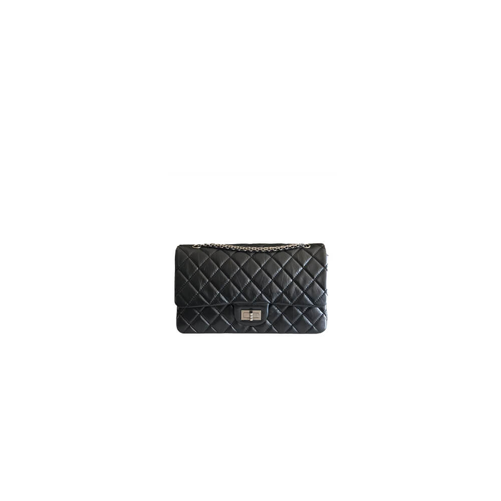 Black CHANEL LARGE 2.55 HANDBAG (high-end grade)