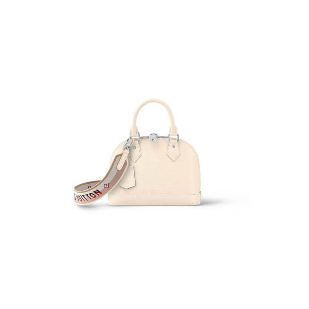 Quartz White LV Alma BB Bag
