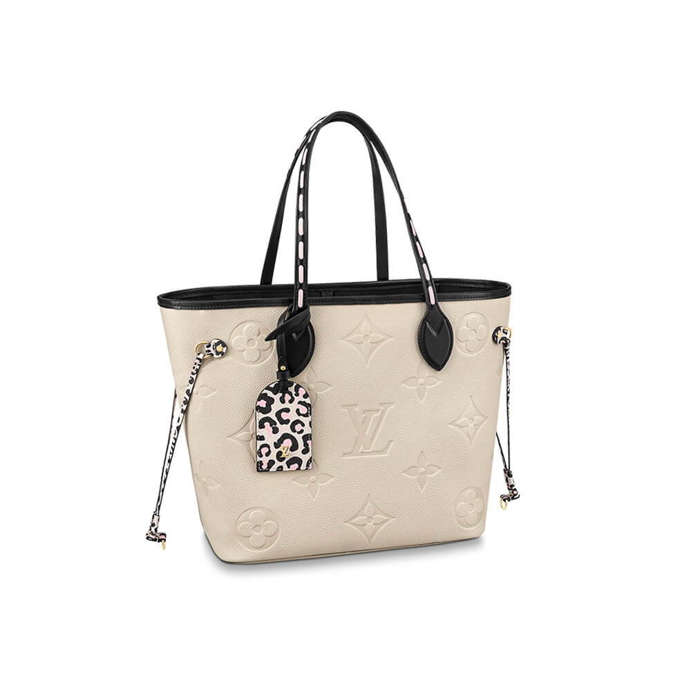 Cream Louis Vuitton NEVERFULL MM