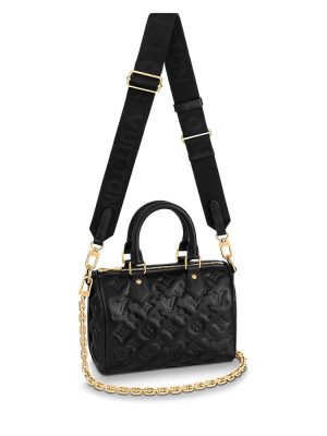 Black Louis Vuitton SPEEDY BANDOULIERE 22