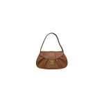Brown CELINE Medium POLLY bag in soft calfskin