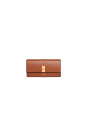 CELINE 16 Large Wallet in Shiny Calf Leather