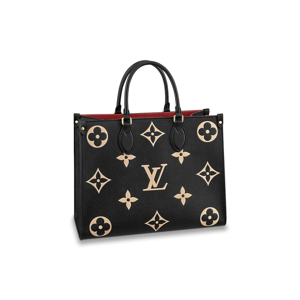 Black/Cream LV ONTHEGO MM