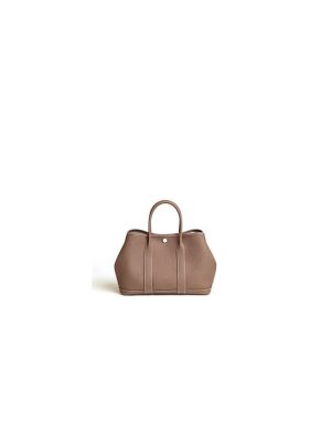 Etoupe Hermes Garden Party 30 Bag