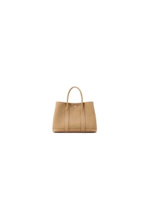 Beige Hermes Garden Party 30 Bag