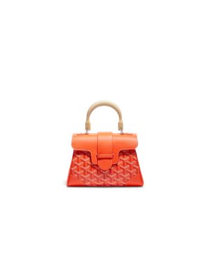 Orange Goyard Saigon Souple Mini Bag