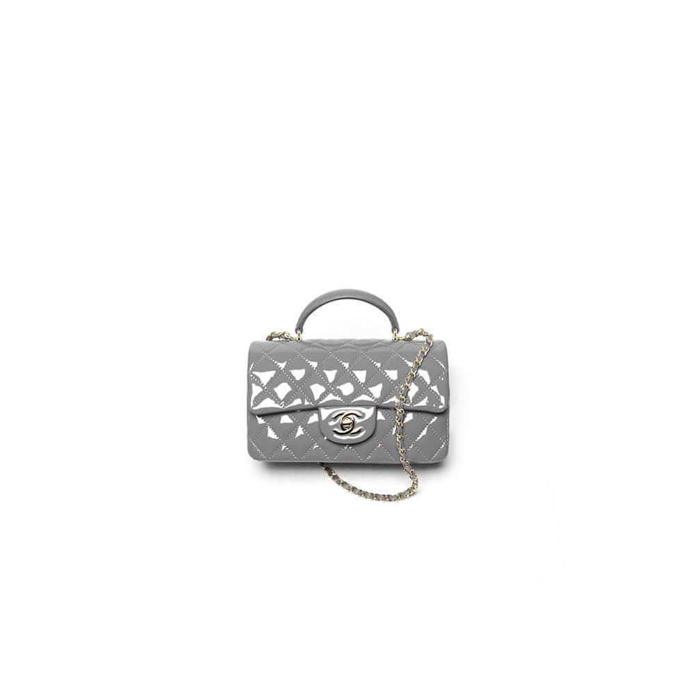 CHANEL Mini Classic Handbag With Top Handle