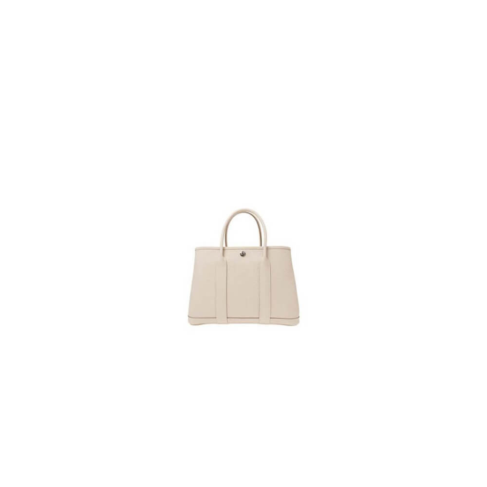 White Hermes Garden Party 30 Bag