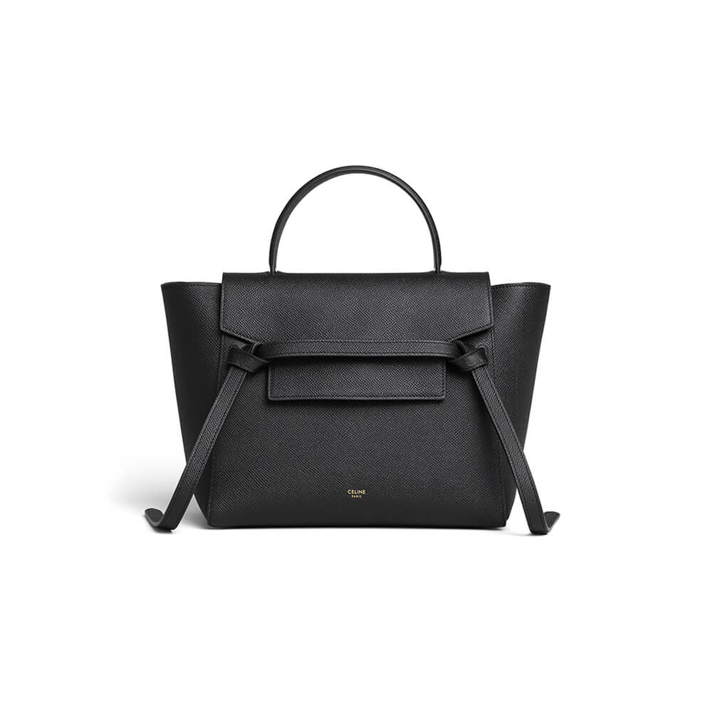 Black CELINE MICRO BELT BAG