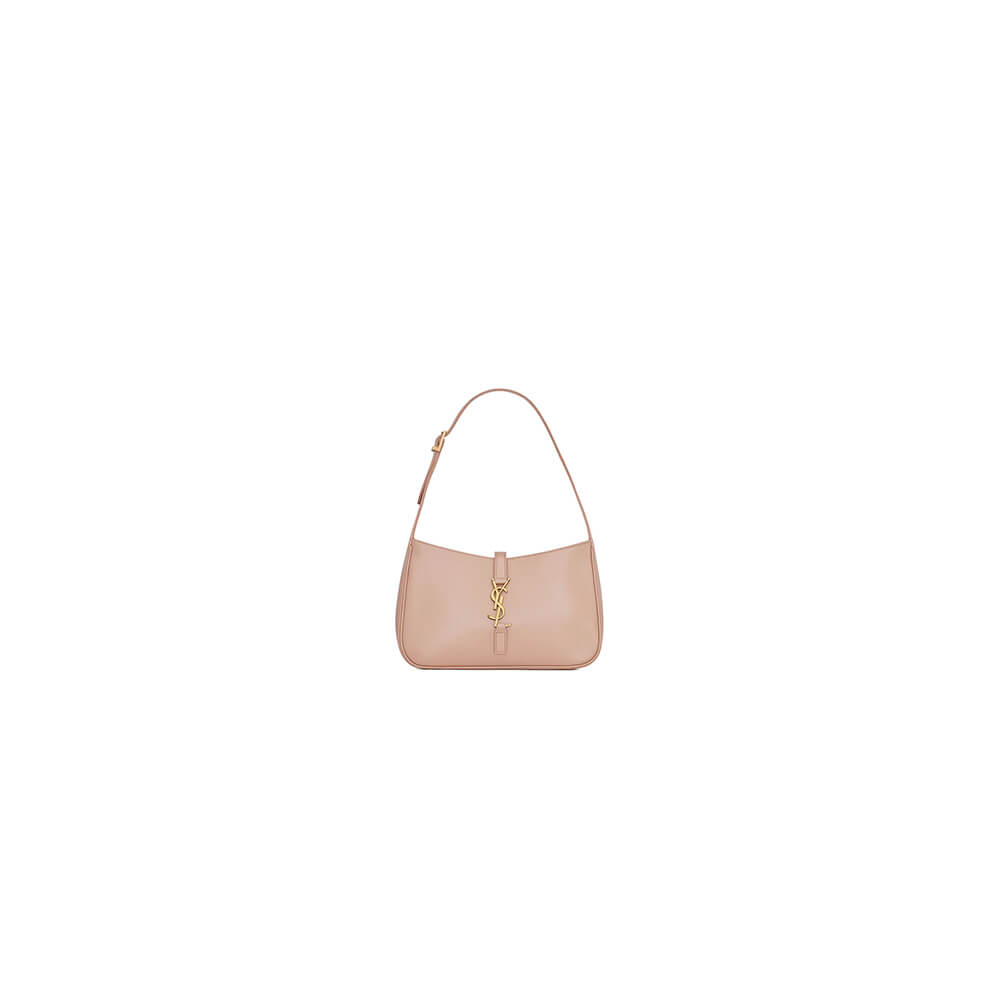 Rose Sand YSL LE 5 A 7 bag in smooth leather