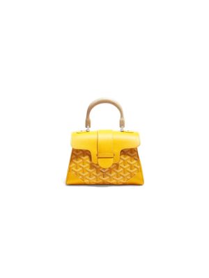 Yellow Goyard Saigon Souple Mini Bag