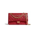 Red CHANEL LARGE 2.55 HANDBAG (high-end grade)