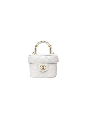 Chanel 23S handle cosmetic bag (high-end grade)