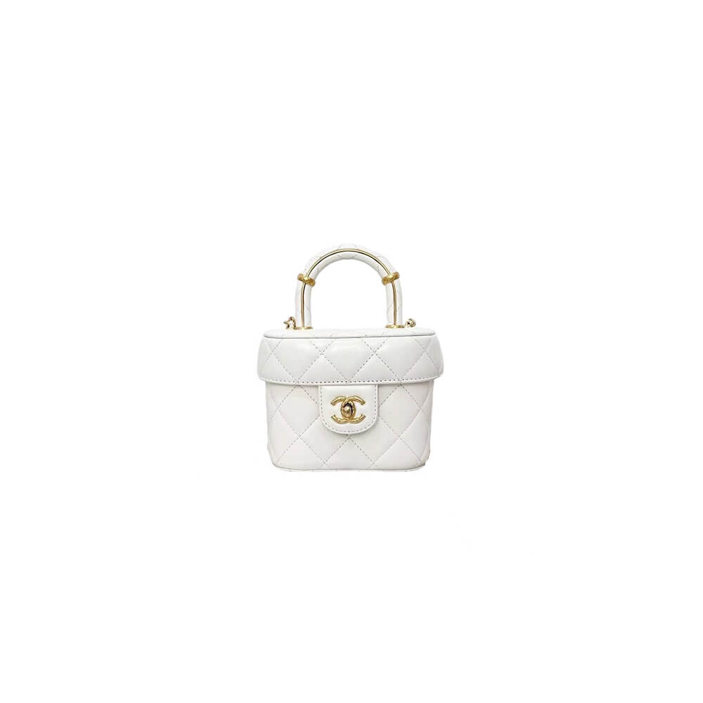 Chanel 23S handle cosmetic bag (high-end grade)