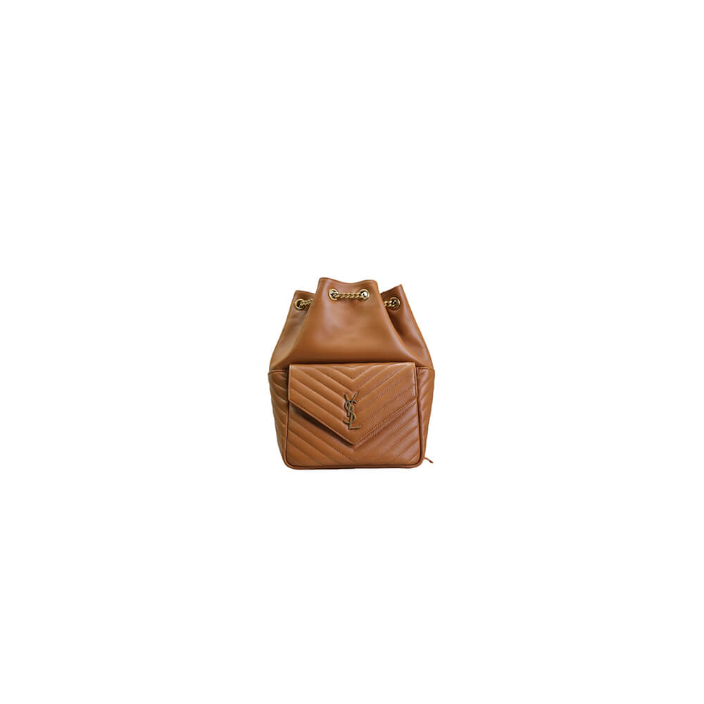 Caramel YSL Joe lambskin backpack